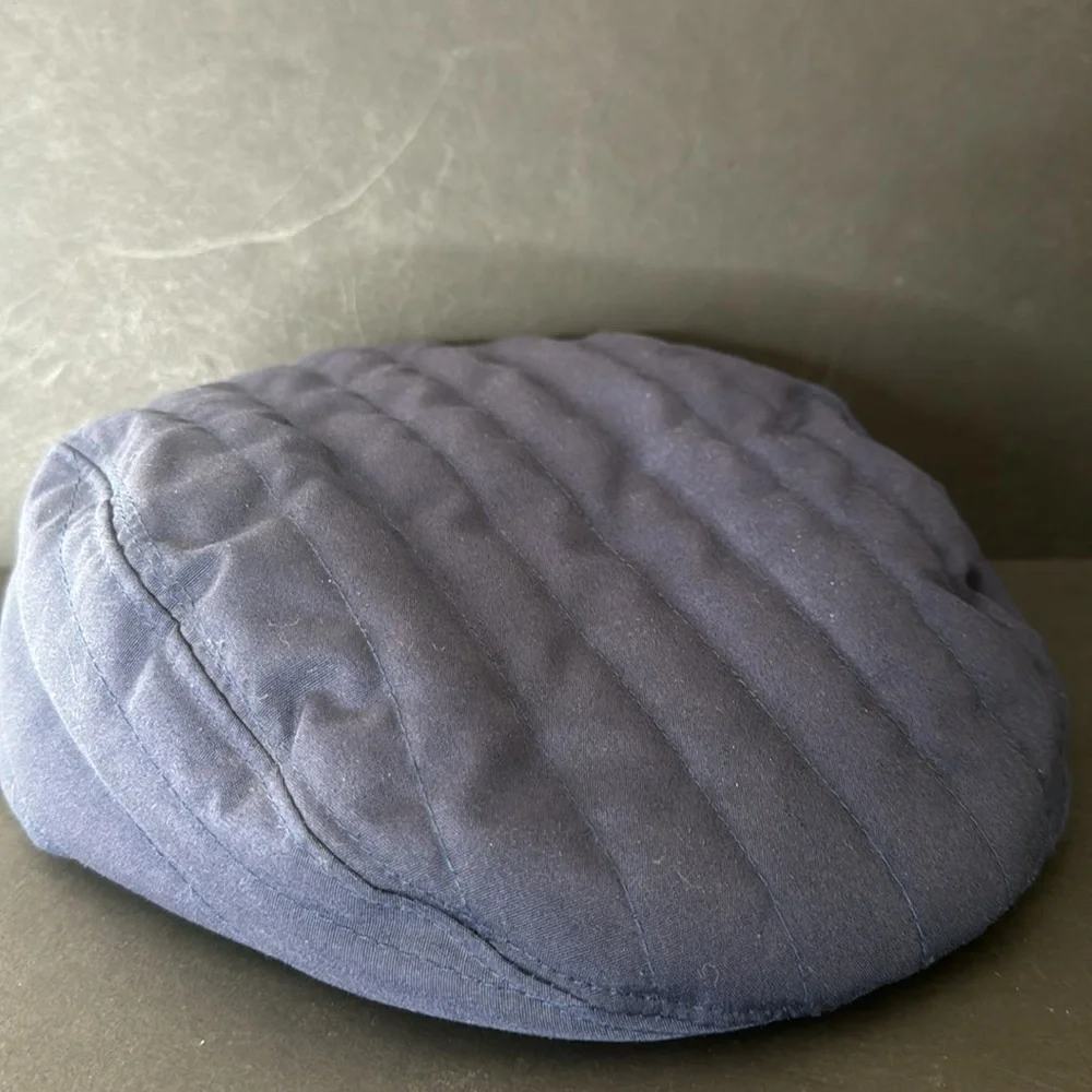 Vintage McGregor Blue Quilted Newsboy Cap - Picture 14 of 16